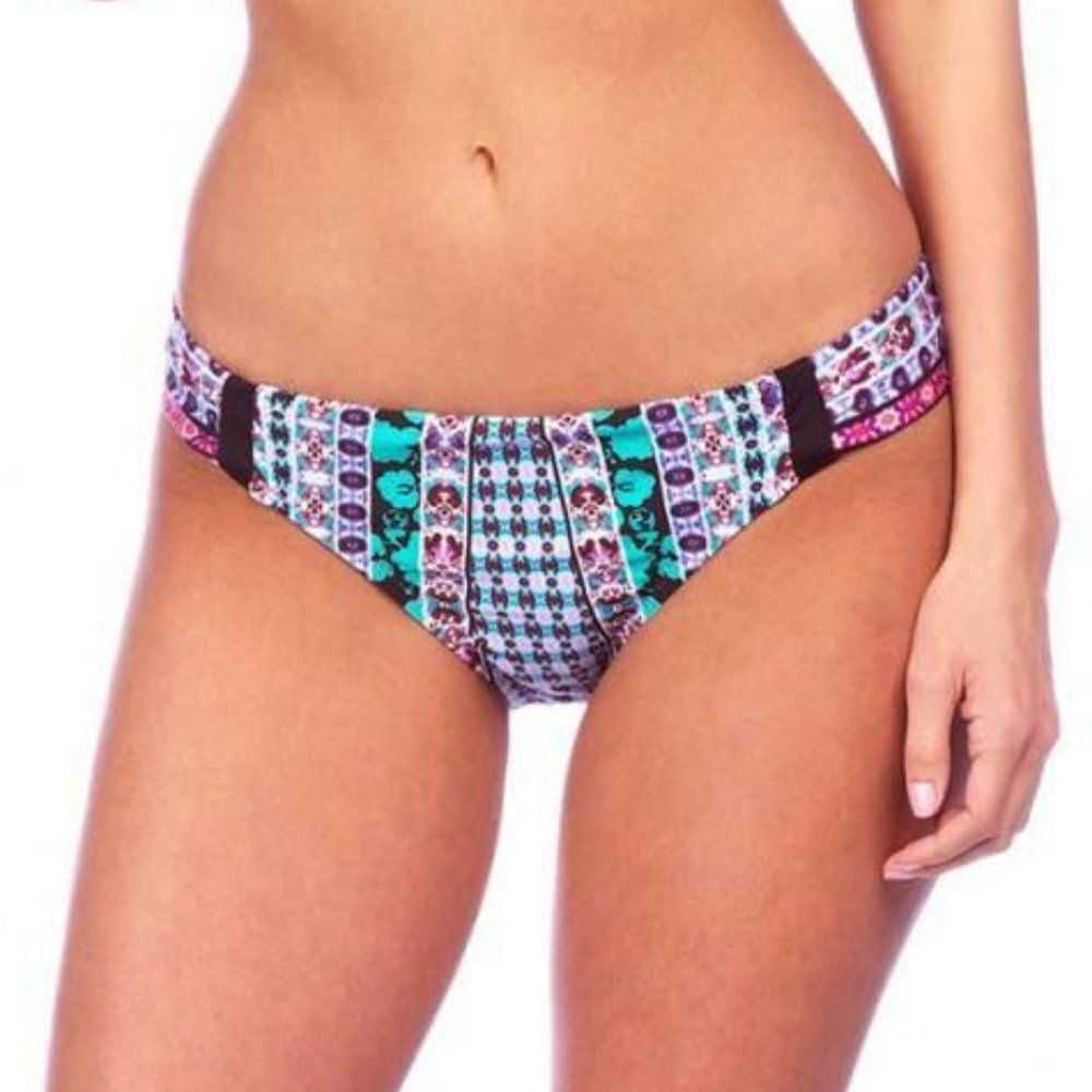 NWT Nanette Lepore Women's Kimono Hipster Bikini Bottoms